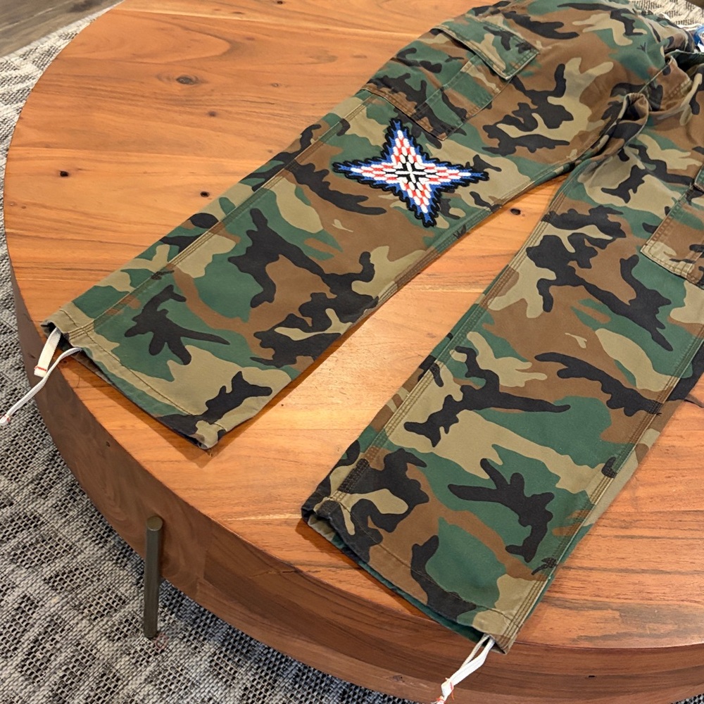 ❄️ Rare Used Dry cleaned Men’s Purple Brand cargo - Picture 2 of 12